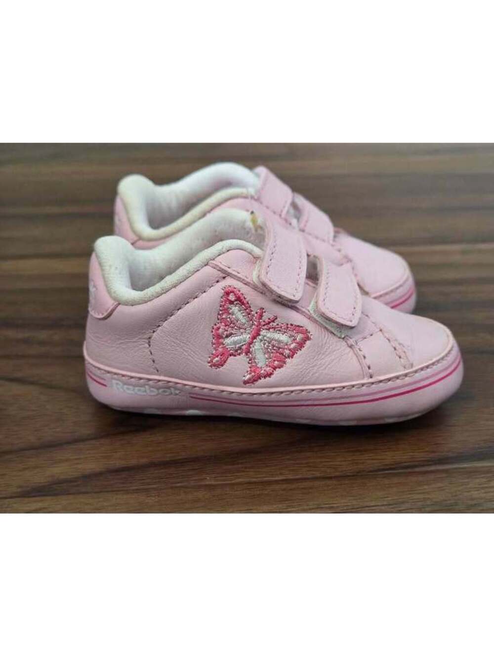 Infant Baby Girl Shoes size 1 Pink Reebok